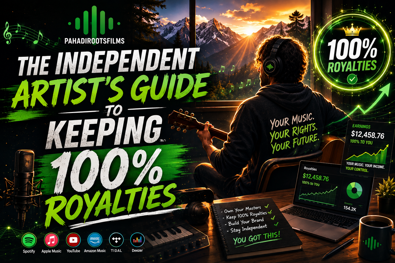 The Independent Artist's Guide to Keeping 100% Royalties